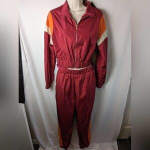 Pretty Little Things NWT‎ Burgundy Tracksuit Size 8/10